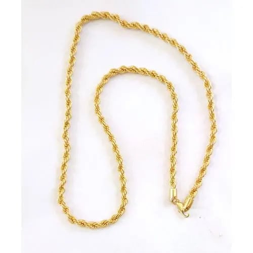 18 Karat Rope Chain - Gold