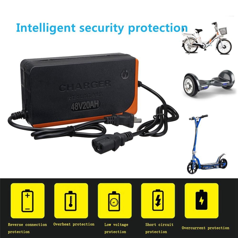 48V 20AH 1.8-5.0A Electric Bike Scooter Lead Acid Battery Charger Power Charge