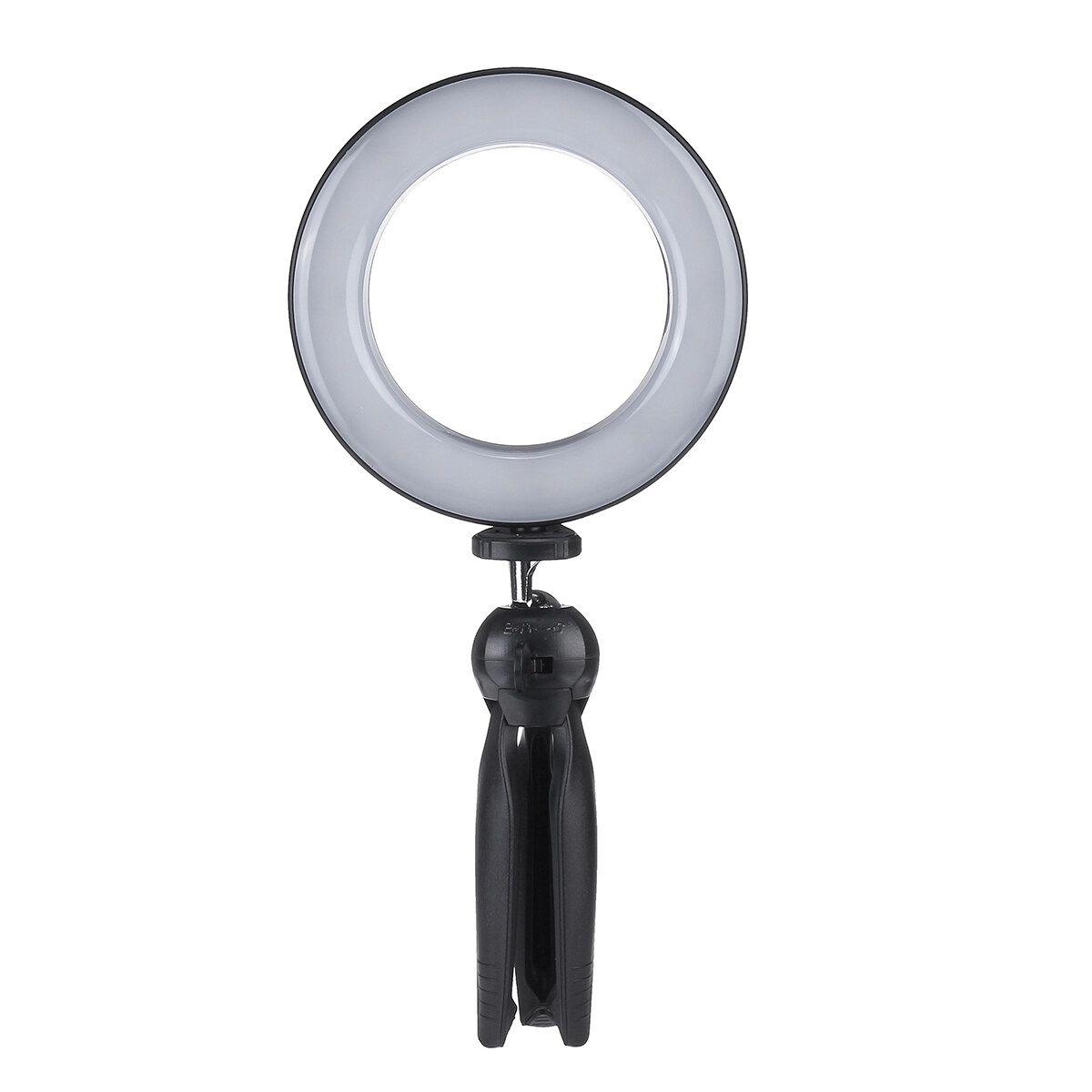 7inch 10X Magnifying Cosmetic Mirror Wall Mounted Adjustable LED Light Makeup Lamp 16cm Ring Light+Tripod