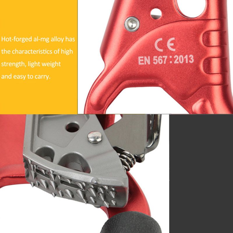 Outdoor Mountaineering Rock Climbing Rope Clamp Hand-6#