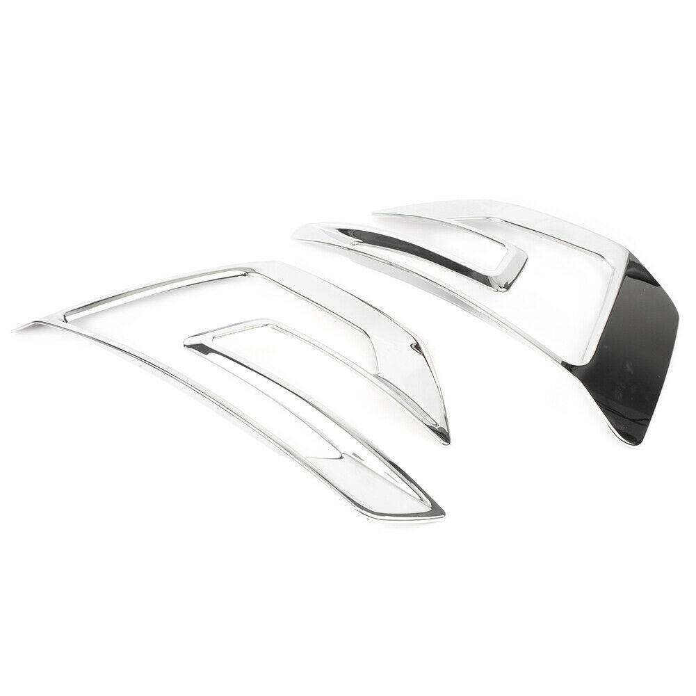 2Pcs Front Fog Lamp Cover Trim for Ford Explorer 2016 -