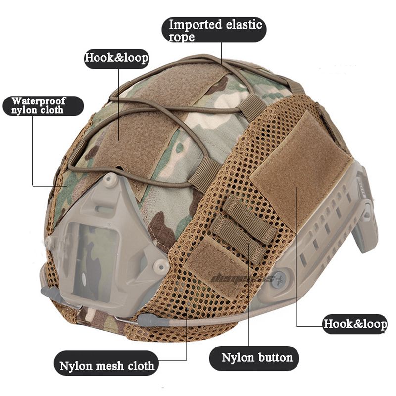 Tactical Fast Helmet Cover Military Airsoft Paintball