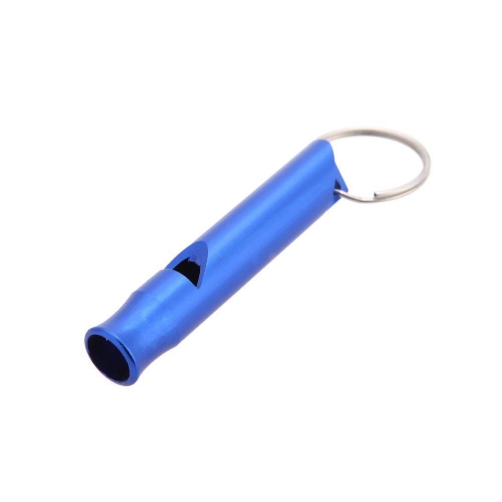 1pcs Outdoor Aluminum Survival Whistle with Keychain