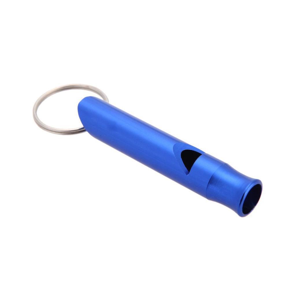 1pcs Outdoor Aluminum Survival Whistle with Keychain