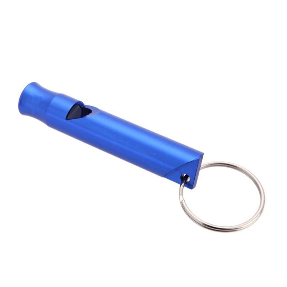 1pcs Outdoor Aluminum Survival Whistle with Keychain