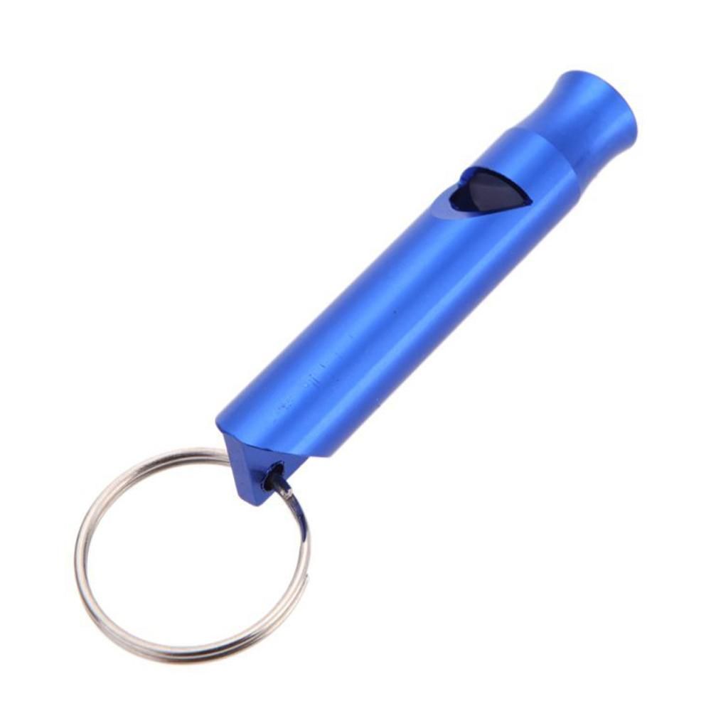1pcs Outdoor Aluminum Survival Whistle with Keychain