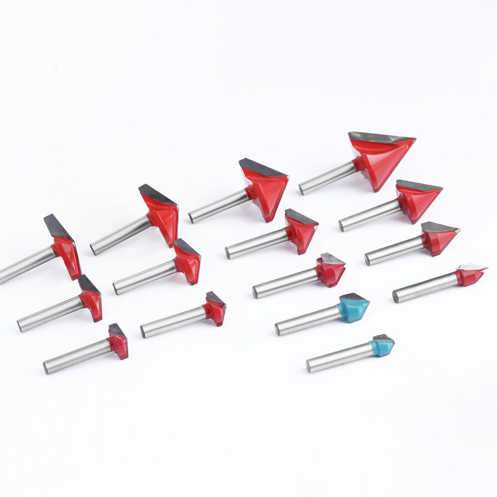 6mm 60-150 Degree  Router Bits CNC Engraving V Type Milling