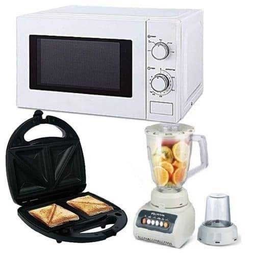 Microwave Oven With 20Liters + Blender + Toaster