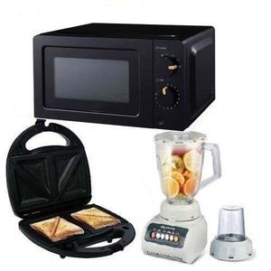 Microwave Oven With 20Liters + Blender + Toaster