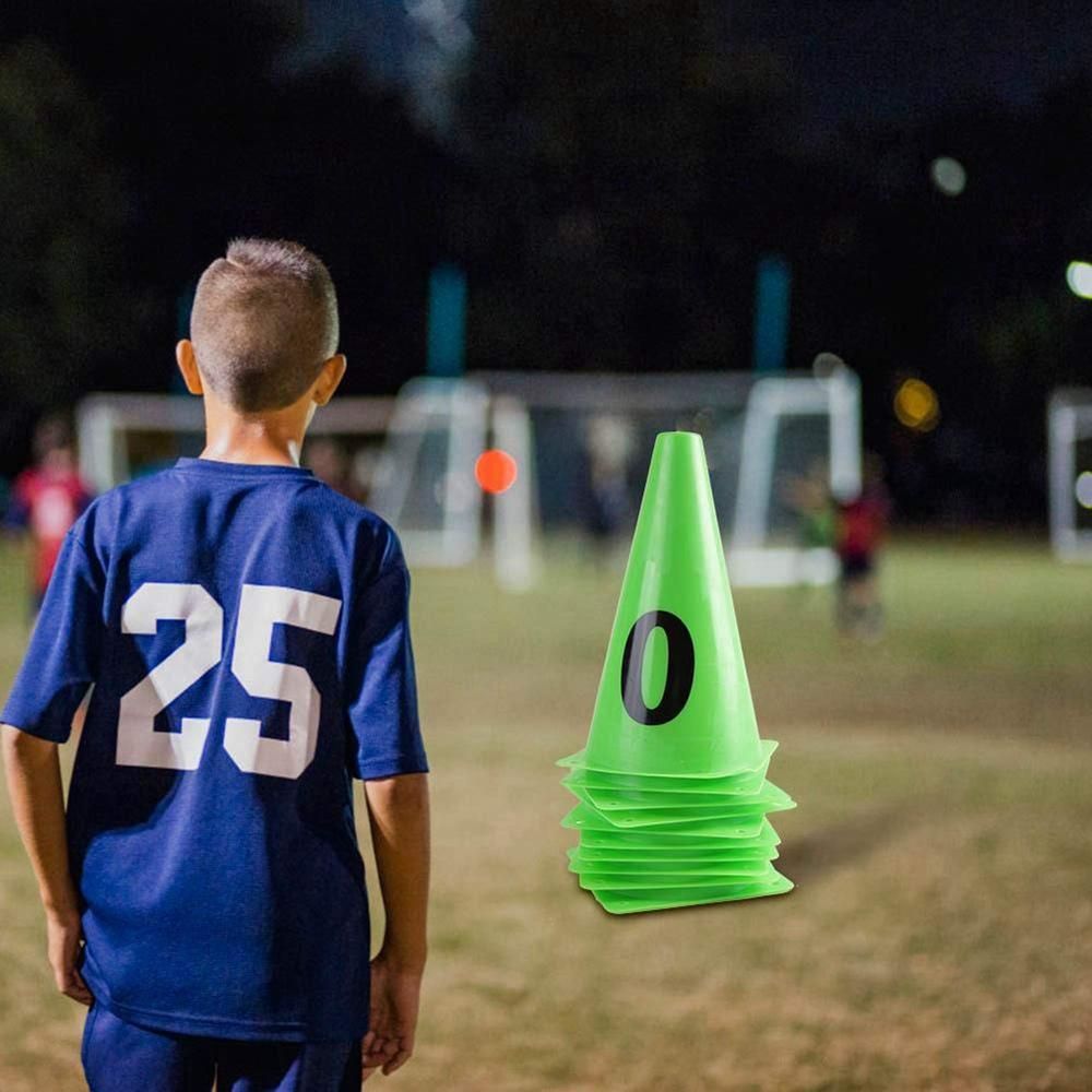 Soccer Training Cone 10 Pcs 23cm Soccer Training Marker