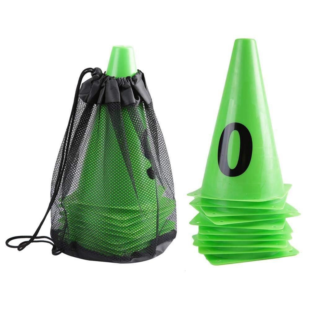 Soccer Training Cone 10 Pcs 23cm Soccer Training Marker