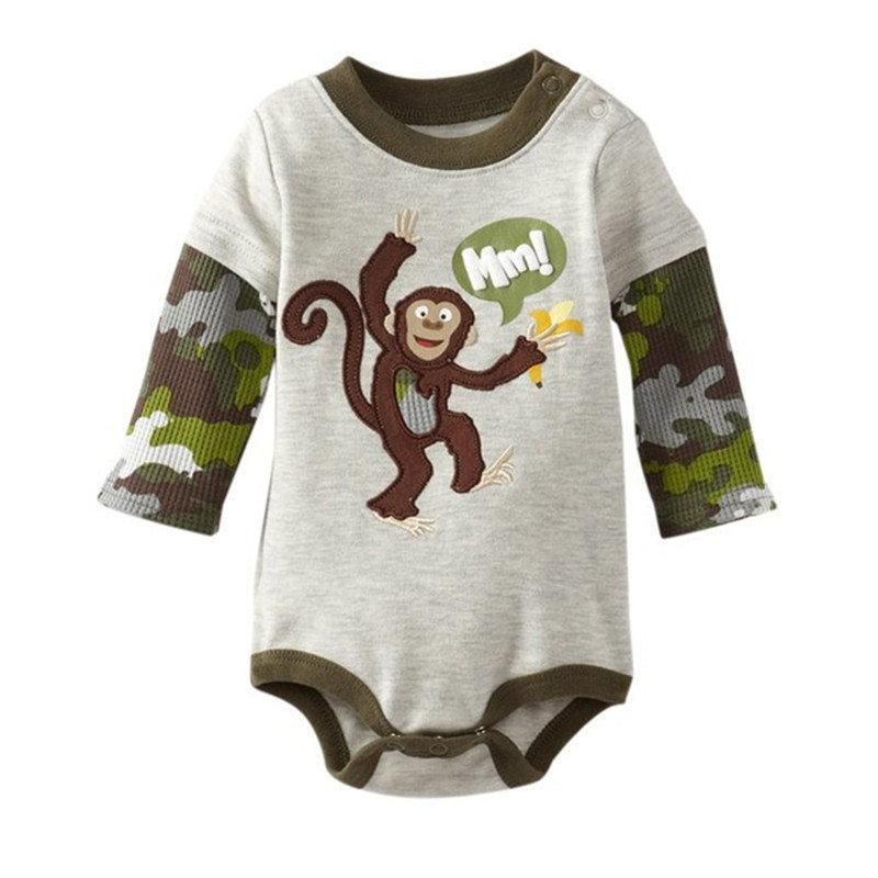 Cheap Cotton Kids' Rompers Factory Direct Sale Toddler Long Sleeve Triangle Rompers Romper
