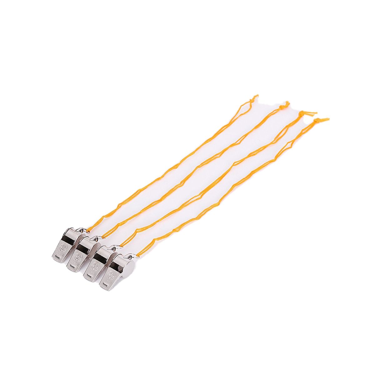 24Pcs Metal with Lanyard Whistles,Competition Referee