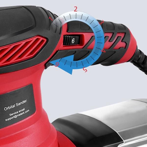 Meterk 300W Orbit sander FL117 includes 20pcs sanding papers and polishing pad  US