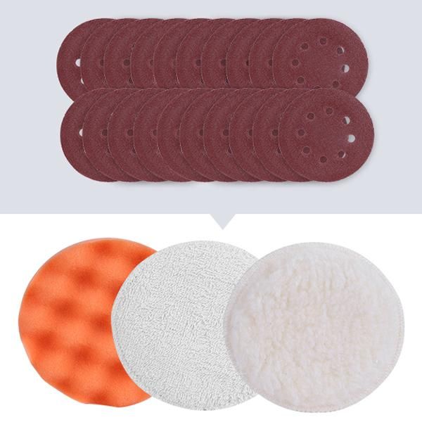 Meterk 300W Orbit sander FL117 includes 20pcs sanding papers and polishing pad  US