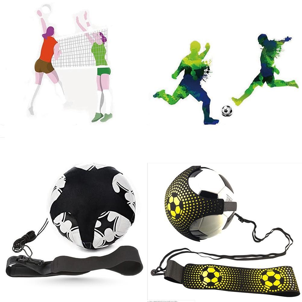 Badminton Belt Elastic Slalom Football Training Device