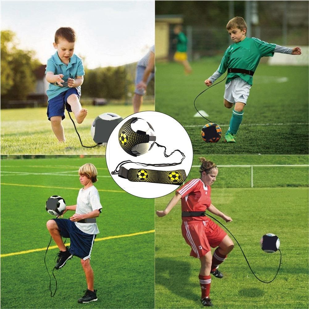 Badminton Belt Elastic Slalom Football Training Device