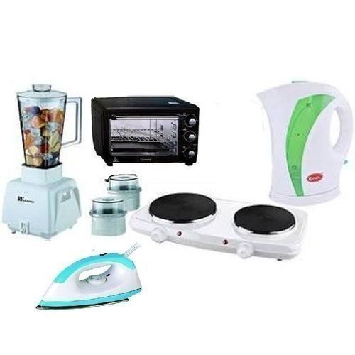BLENDER, ELECTRIC COOKER, OVEN, KETTLE, PRESSING IRON