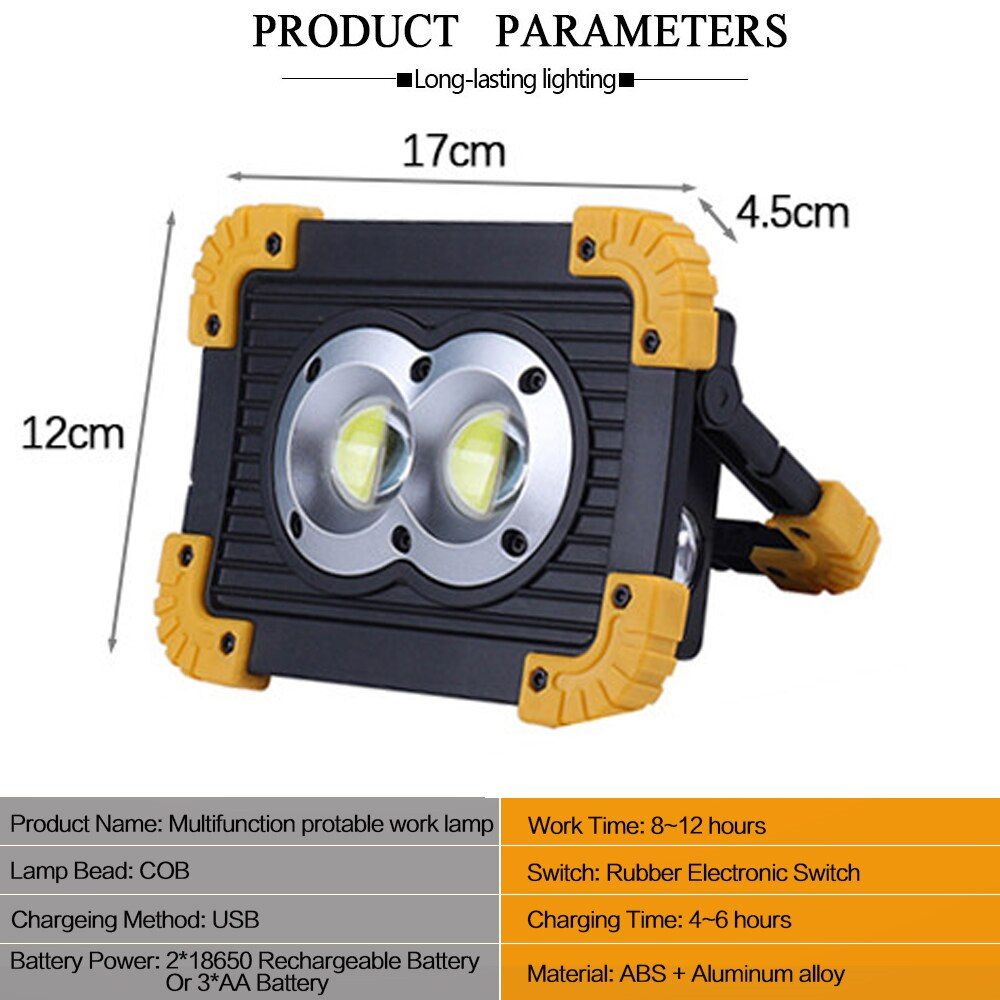 10000LM COB WorkLight Portable LED Lantern Waterproof