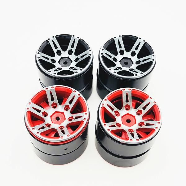 4Pcs Rc Rock Crawler Wheel Rim 1.9 Inch Beadlock For 1/10