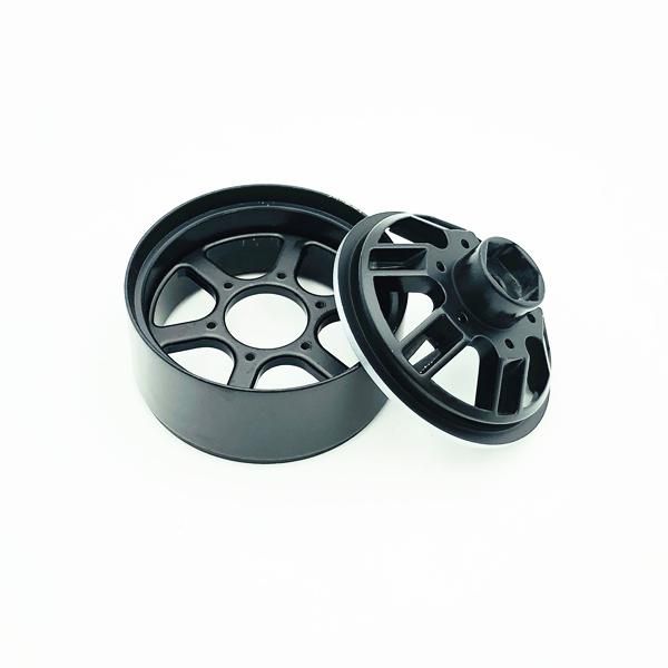 4Pcs Rc Rock Crawler Wheel Rim 1.9 Inch Beadlock For 1/10