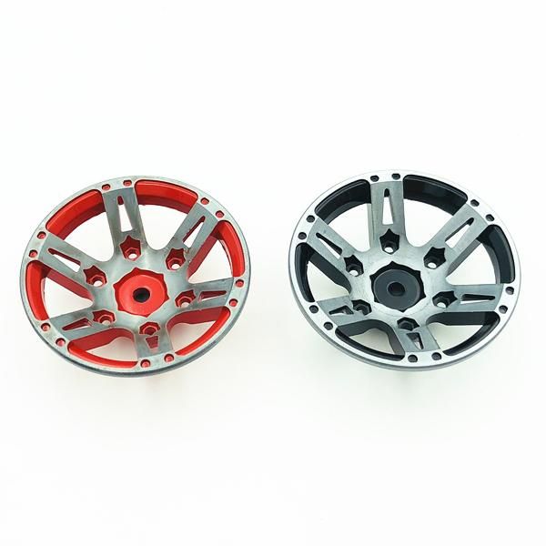 4Pcs Rc Rock Crawler Wheel Rim 1.9 Inch Beadlock For 1/10