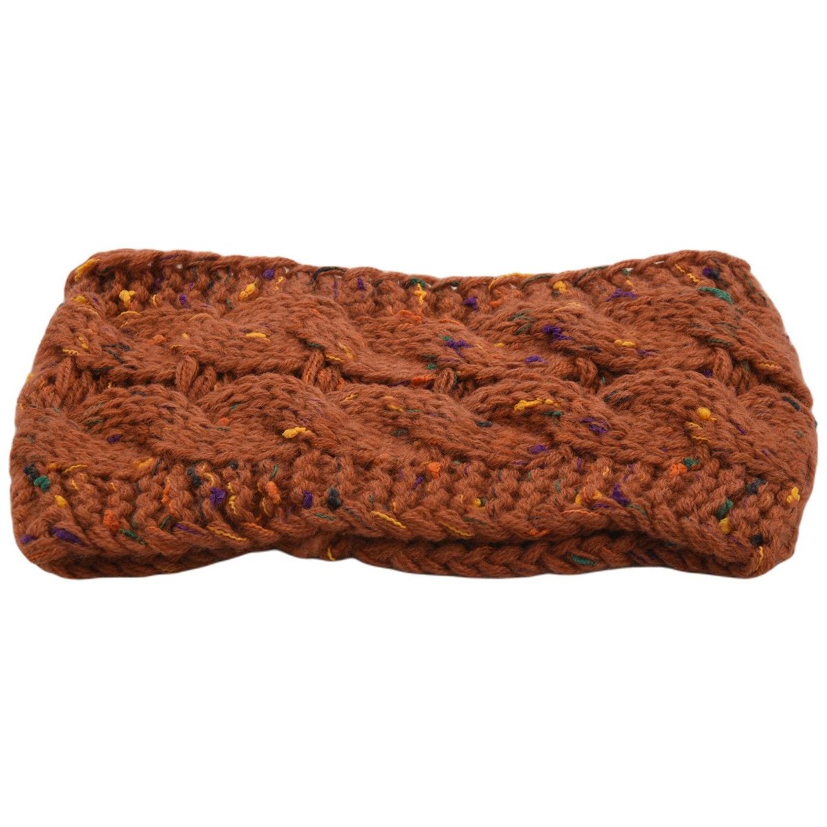 Rust Ear Warmer Headband For Women Hair