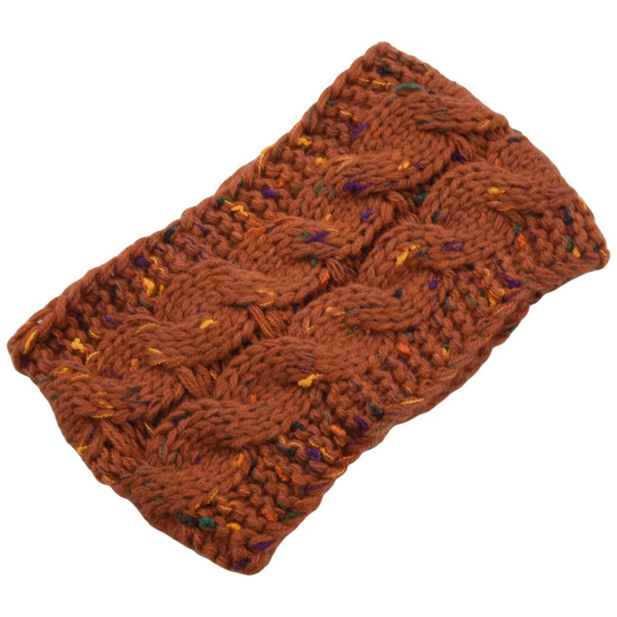 Rust Ear Warmer Headband For Women Hair