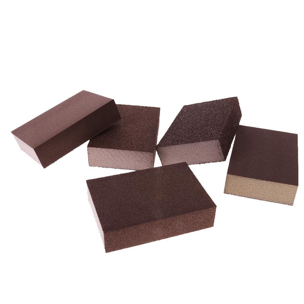 Pack Of 5  Foam Sanding Sponge Block Double Sided