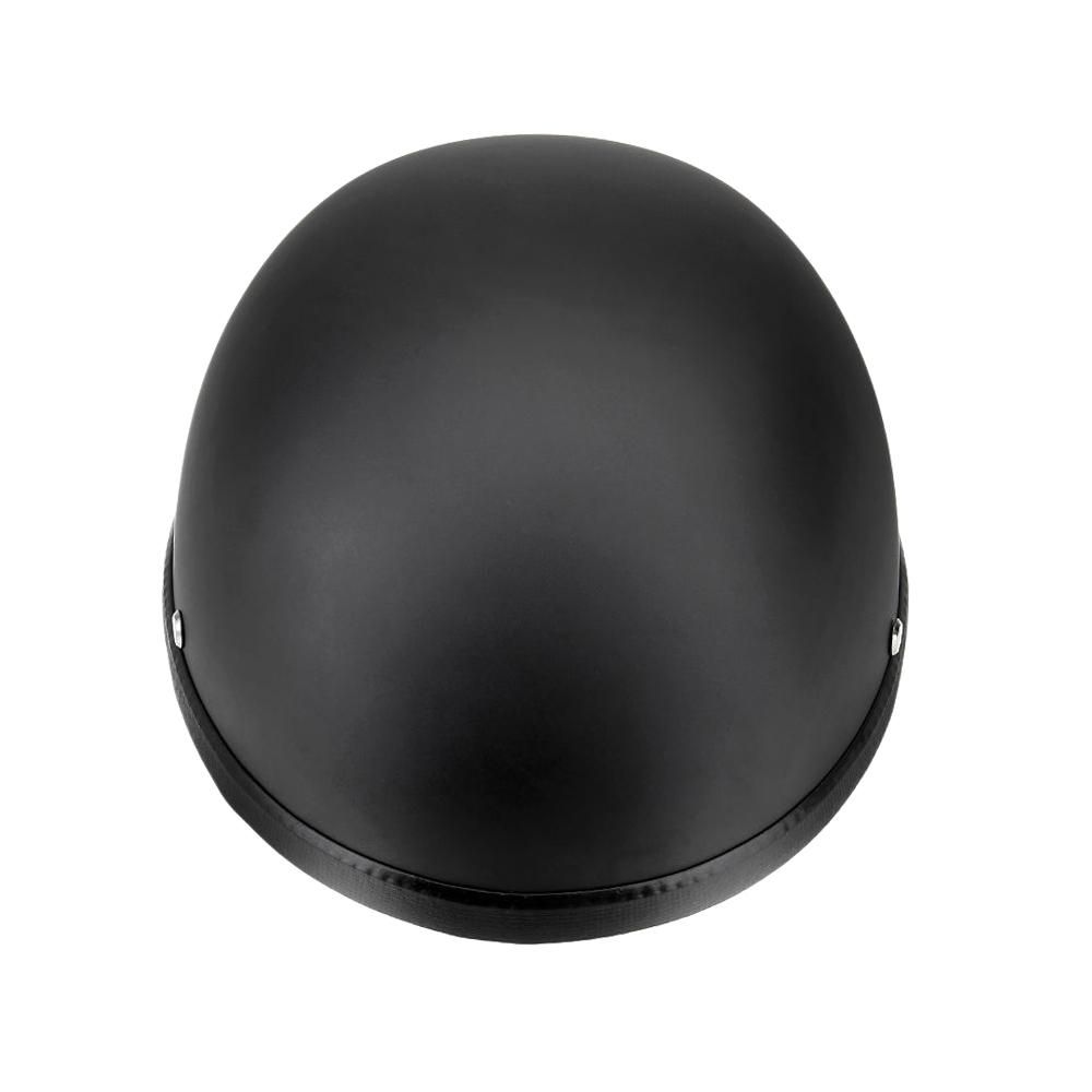 Motorcycle Half Open Face Helmet Matt Black Protection Shell Helmet for Scooter Bike