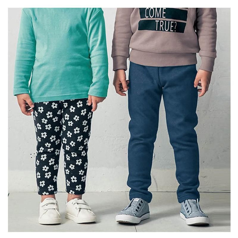 Children's Autumn And Winter Boys And Girls Fleece-Lined Non-Inverted Velvet Warm Exercise