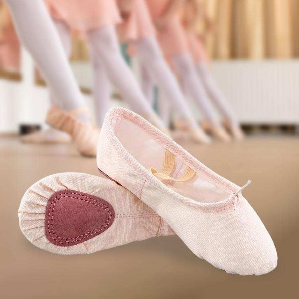 Professional Ballet Shoes Performance Canvas Soft Flats