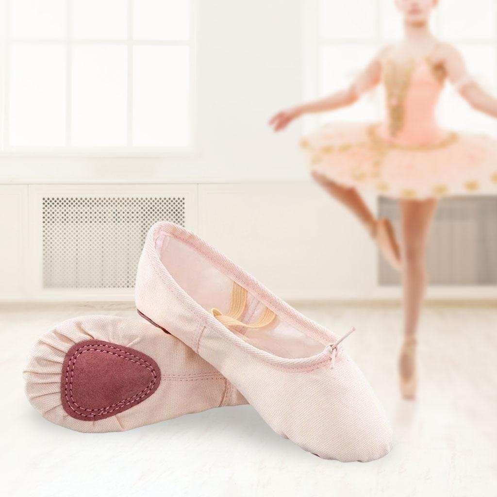 Professional Ballet Shoes Performance Canvas Soft Flats