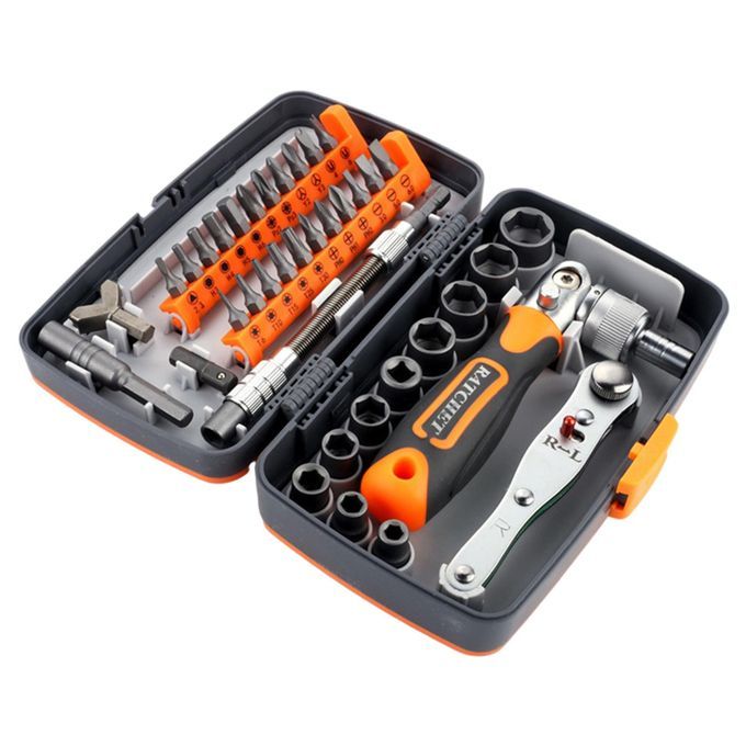 Ratchet Screwdriver Set Hand Tools For Home Maintenance Emergency