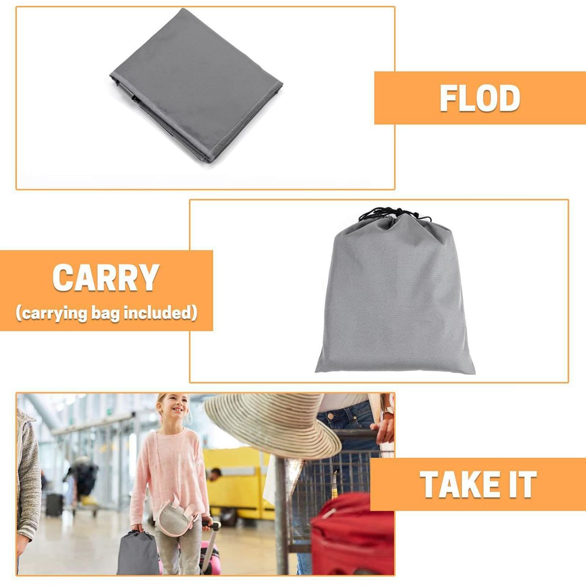 Toddler Airplane Bed Baby Airplane Foot Hammock Grey
