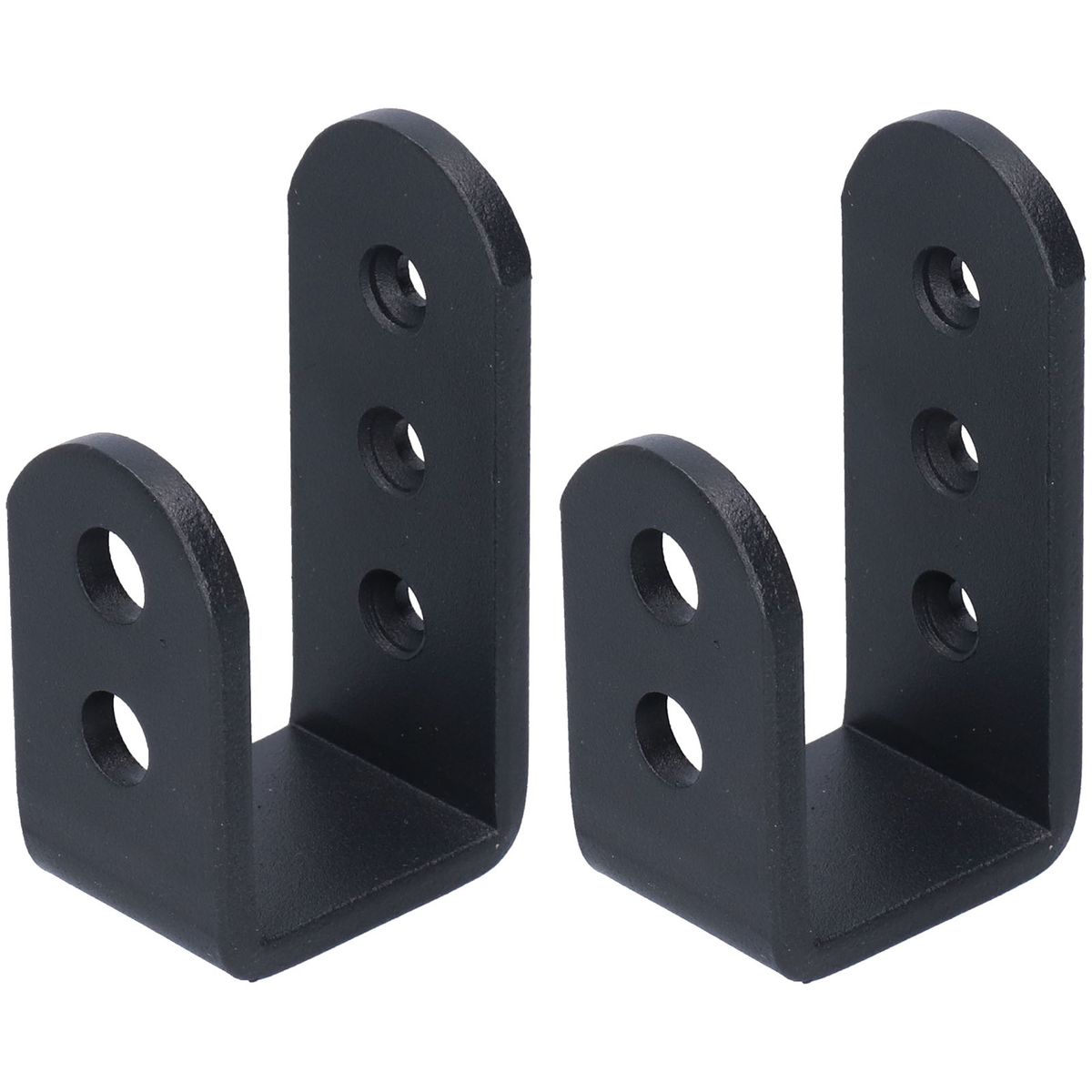 2Pcs Carbon Steel Bracket Exhibition Thicken Hook Wooden