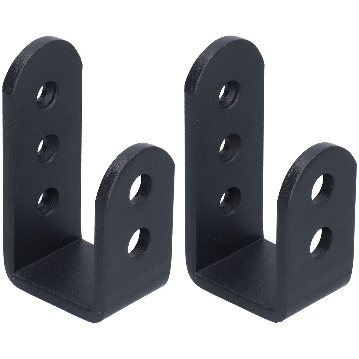 2Pcs Carbon Steel Bracket Exhibition Thicken Hook Wooden