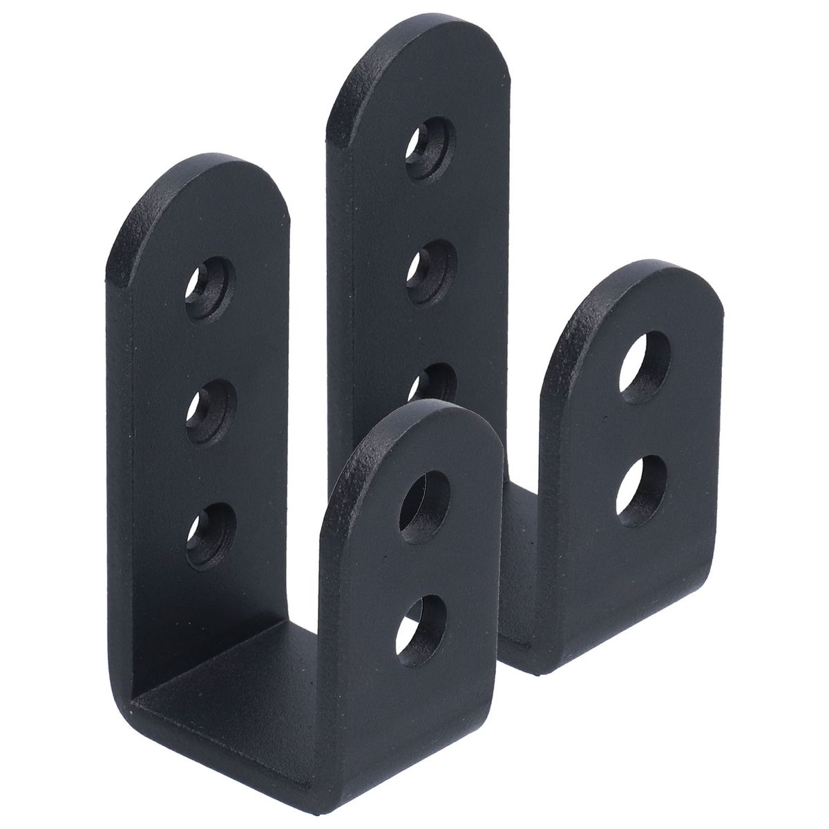 2Pcs Carbon Steel Bracket Exhibition Thicken Hook Wooden