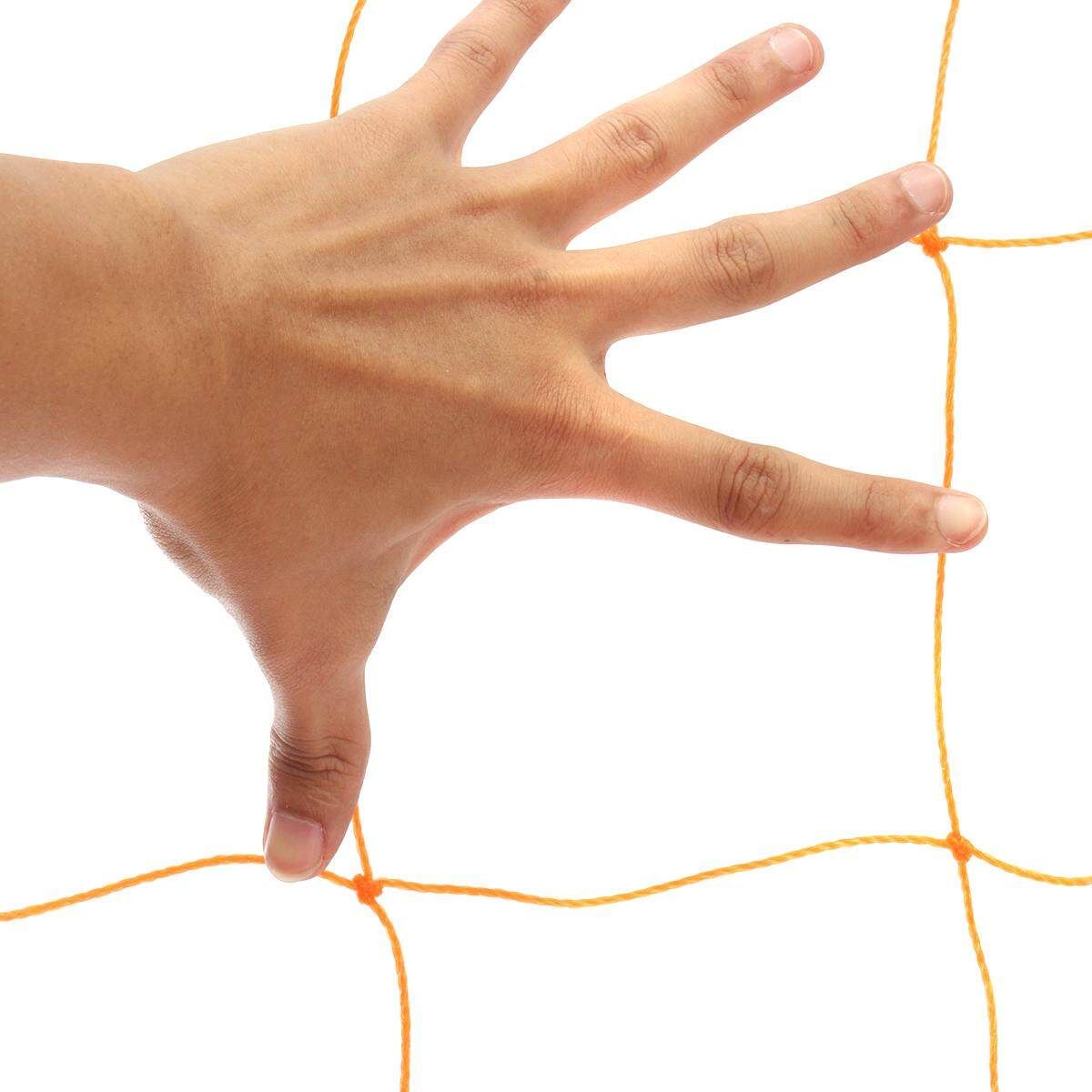 One Red Official Size 24' X 8' X 4' X 10'Match Soccer Football Goal Net Gules