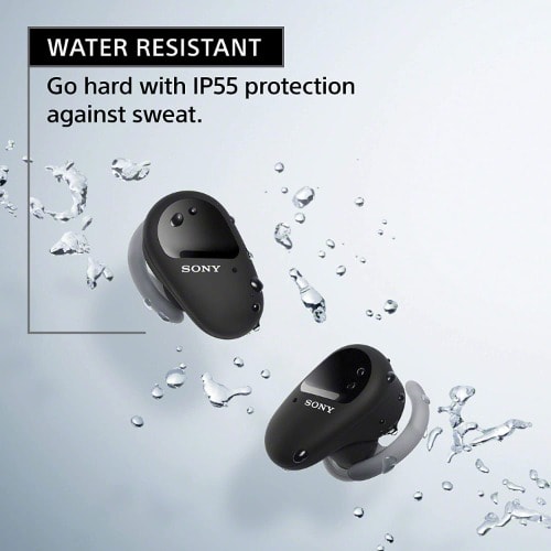 Wf-sp800n Wireless Sports In-ear Noise Canceling Headphones Alexa Voice Control - Black