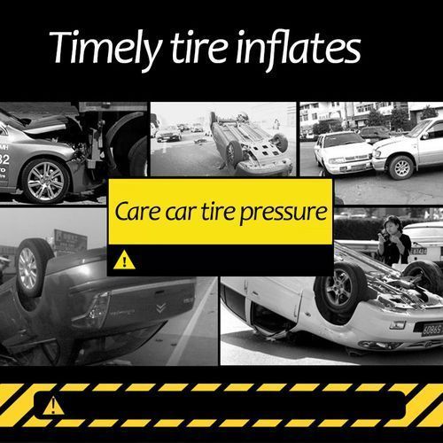 Car Air Compressor 12V  Portable Car Inflator Pump