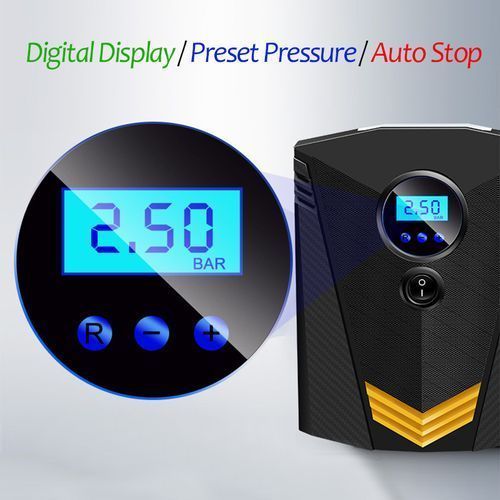 Car Air Compressor 12V  Portable Car Inflator Pump