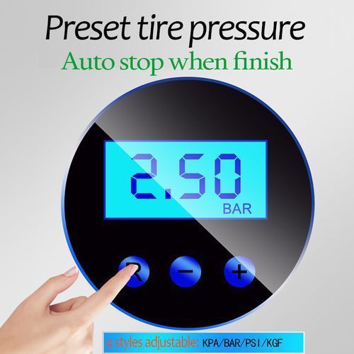 Car Air Compressor 12V  Portable Car Inflator Pump