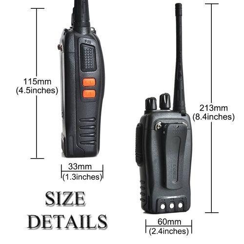 Office Walkie Talkie Radio BF-888S - 8 Pcs