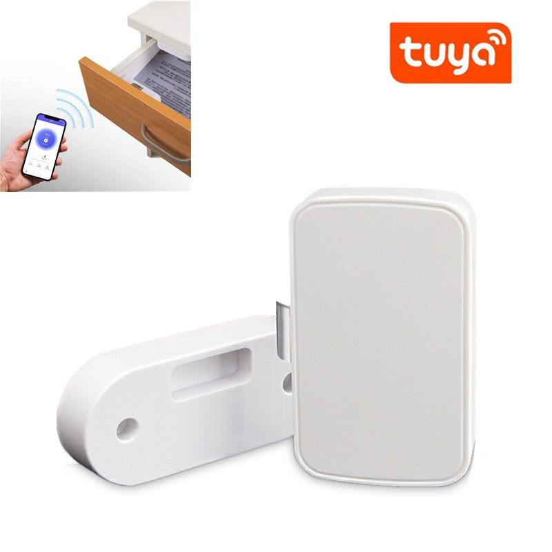 Tuya APP Unlock Keyless Invisible Smart Drawer Lock