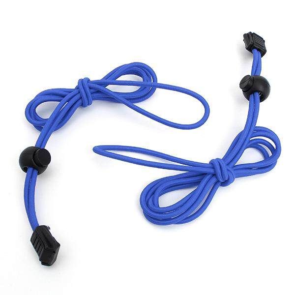 Locking Shoelaces Elastic Shoe Laces Running/Jogging/Triathlon/Sporting/Training Blue Dark Blue