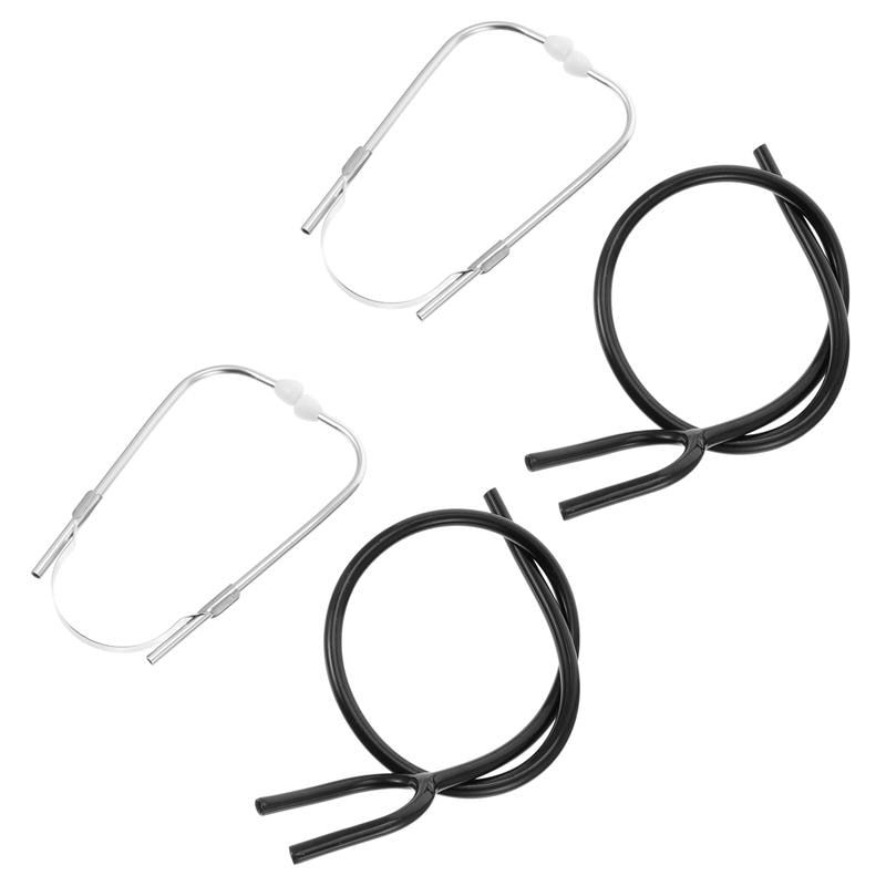 2pcs Stethoscope Replacement Tube Binaural Stethoscope Hose Accessories Doctors Nurse Professional Cardiology Stethoscope