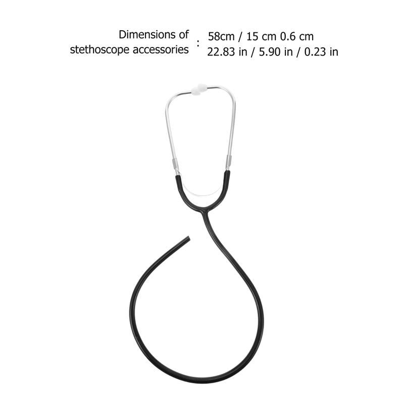 2pcs Stethoscope Replacement Tube Binaural Stethoscope Hose Accessories Doctors Nurse Professional Cardiology Stethoscope