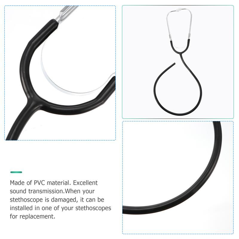 2pcs Stethoscope Replacement Tube Binaural Stethoscope Hose Accessories Doctors Nurse Professional Cardiology Stethoscope