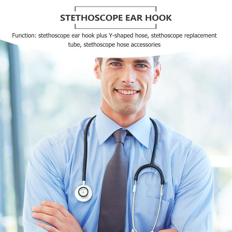 2pcs Stethoscope Replacement Tube Binaural Stethoscope Hose Accessories Doctors Nurse Professional Cardiology Stethoscope